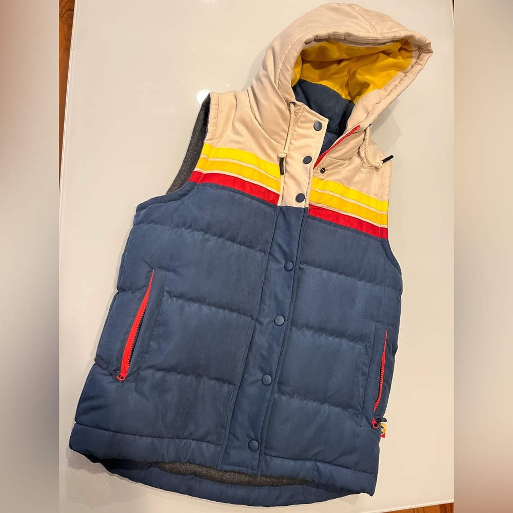 Yo Colorado Epic Fader Puffer Vest Hoodie
